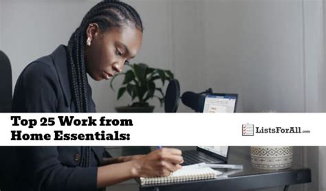 Best Work From Home Essentials The Top 25 List