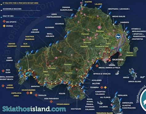 Skiathos Mapa Online ke stažení Kde leží na mapě