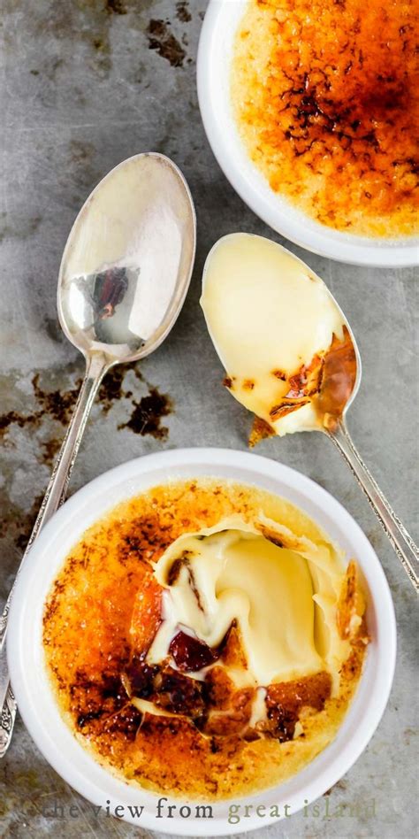 Classic Creme Br L E In Creme Brulee Dinner Party Desserts