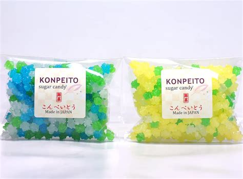 Buy Mayca Assorted Konpeito Japanese Tiny Sugar Candy Crystal Type Ajisai And Nanohana Online At