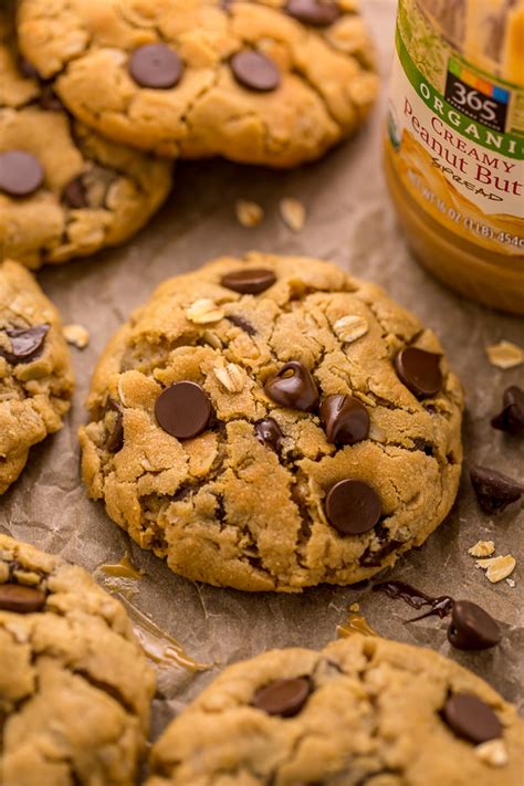 Peanut Butter Oatmeal Chocolate Chip Cookies Baker By Nature