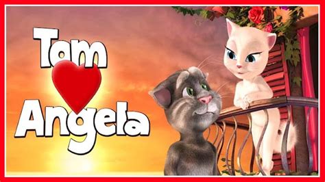 Talking Tom And Angela Kissing My Talking Tom Cat Episodes Game Movie Youtube