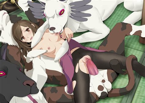 Rule 34 Blush Breasts Brown Eyes Brown Hair Censored Dress Feline From The New World Highres