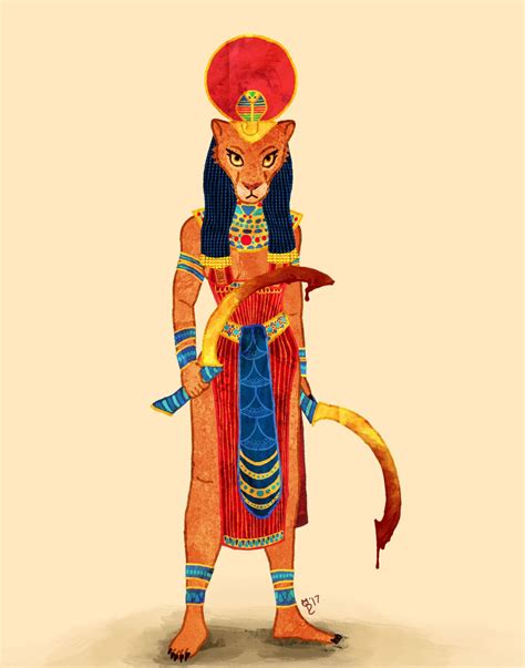 Character Design Challenge June Egyptian God Sekhmet Pauline