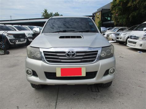 2012 Vigo 4wd 30g At Double Cab Silver 3954 Toyota Used Cars