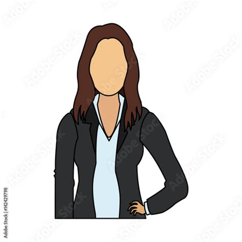 Faceless Business Woman Icon Image Vector Illustration Design Buy This Stock Vector And