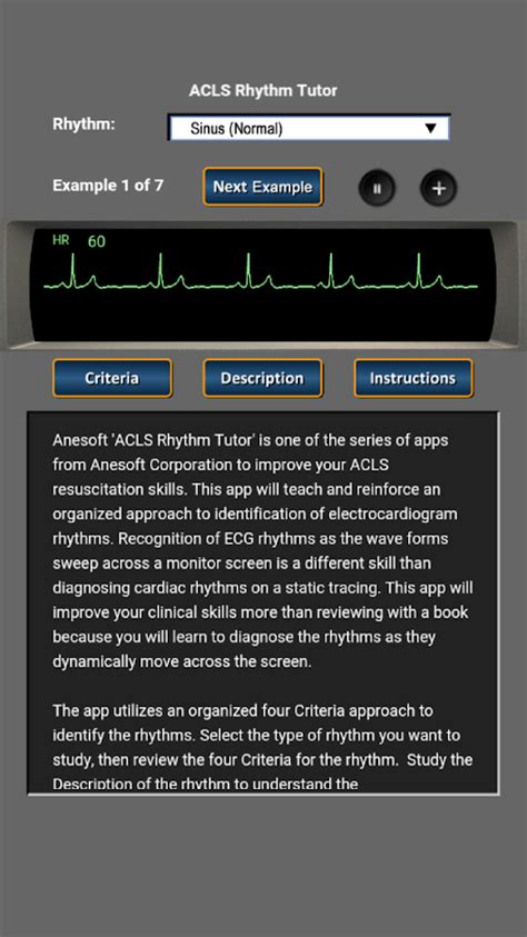 ACLS Rhythm Tutor Android Apps On Google Play