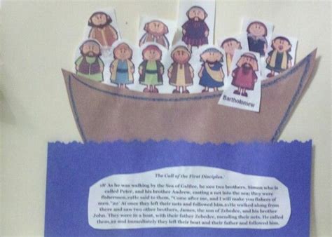 The Call Of The First Disciples Craft Christian Preschool Crafts