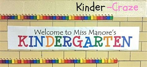 Downloadable Welcome To Kindergarten Banner Welcome To Kindergarten