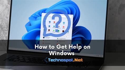 How To Get Help On Windows