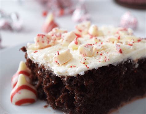 Andes peppermint chips for topping (approximately 1 1/2 cups) Peppermint Mocha Poke Cake | Recipe | Poke cake, Peppermint mocha, Perfect christmas dessert
