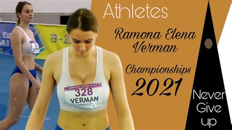 Ramona Elena Verman Women Jump Athletics Never Give Up Usports