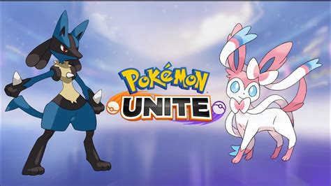 Lucario Vs Sylveon In Pokémon Unite Youtube