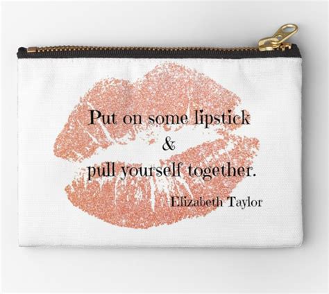 Vintage elizabeth taylor lipstick quote wall art print picture dictionary page. Put Some Lipstick on and Pull Yourself Together ...