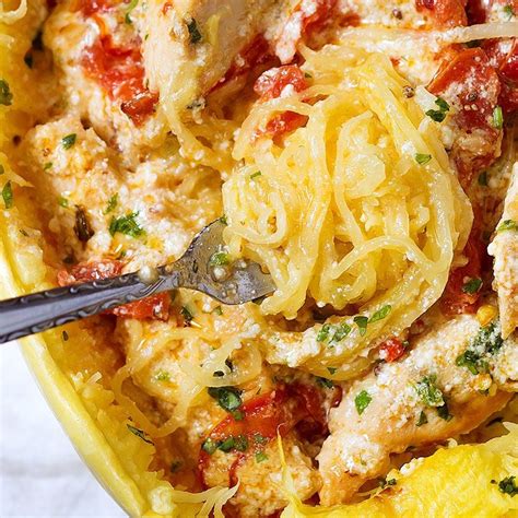 Chicken Spaghetti Squash Recipe — Eatwell101