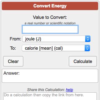 This calorie calculator estimates the number of calories needed each day to maintain, lose, or gain weight. Energy Conversion Calculator
