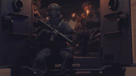Hd Wallpaper Ready Or Not Police Swat M16 Wallpaper Flare