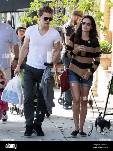 exclusive the vampire diaries star paul wesley along with wife torrey devitto are seen out