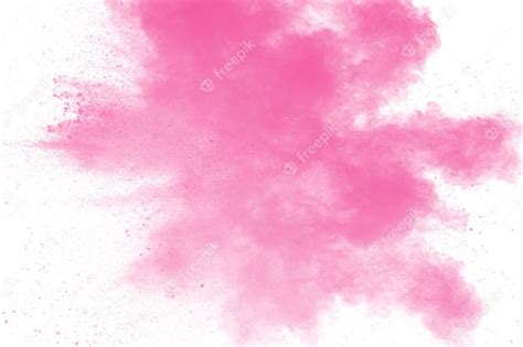 Premium Photo Abstract Pink Powder Explosion Freeze Motion Of Pink