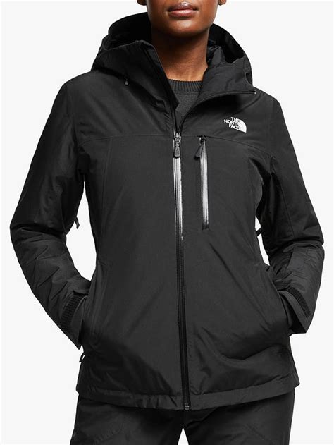 the north face descendit women s waterproof ski jacket tnf black at john lewis and partners