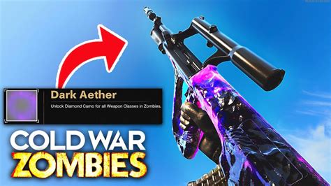 Dark Aether Camo Unlocked In Cold War Zombies All Guns Gameplay