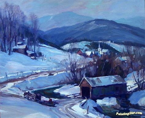 Vermont Landscape Artwork By Emile Gruppe Oil Painting And Art Prints On