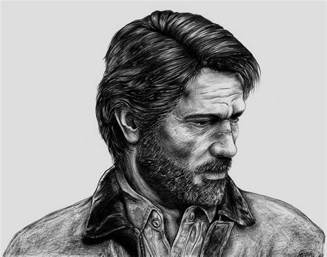 The Last Of Us Part 2 Joel Miller A3 Artprint Etsy Uk