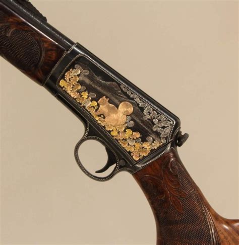 Lot A Custom Engraved Winchester Model 63 Semi Auto Rifle