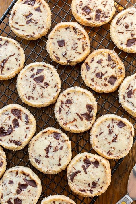 Salted Chocolate Chunk Shortbread Cookie Recipe Cookie Recipes