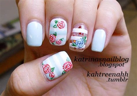 Katrinas Nail Blog Julep Floral Nails Nails Floral Nails Shabby