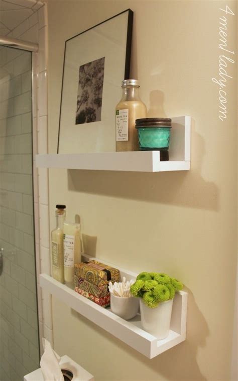 Wall floating shelves long wood shelf set. DIY Bathroom Shelves To Increase Your Storage Space