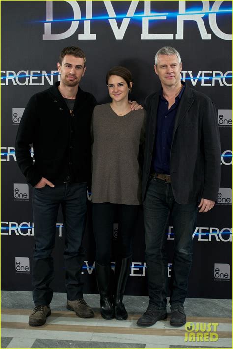 Shailene woodley, left, and theo james arrive at the world premiere of divergent at the westwood regency village theater on march 18, 2014, in los angeles. Shailene Woodley & Theo James Explain That 'Divergent ...
