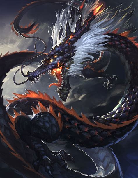 Long Jokerrr Z Dragon Artwork Fantasy Dragon Mythical Creatures Art