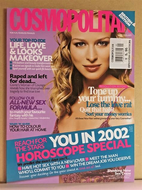 Cosmopolitan Uk Magazine Back Issues Year 2002 Archive