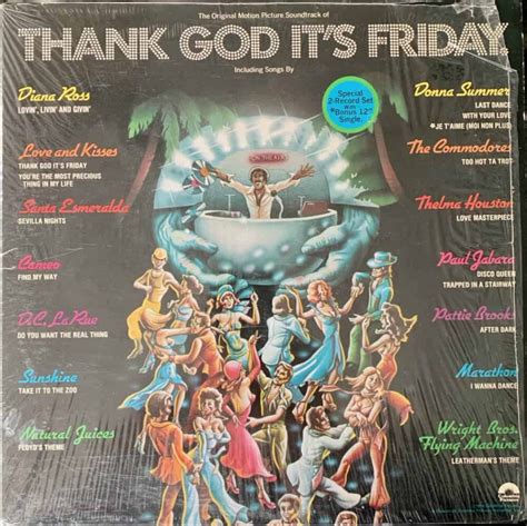 Thank God Its Friday The Original Motion Picture Soundtrack Vinyl Pussycat Records