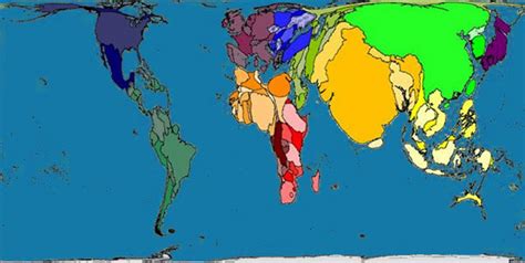 Carte Du Monde Taille Réelle Des Pays Partager Taille Bonne