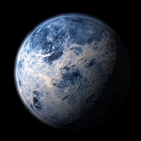 Blue alien planet 3D asset | CGTrader