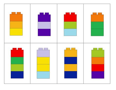 Duplo Lego Patterns Free Printables