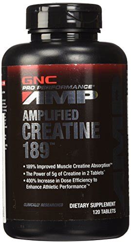 Gnc Pro Performance Amp Amplified Creatine 189 120 Tablets