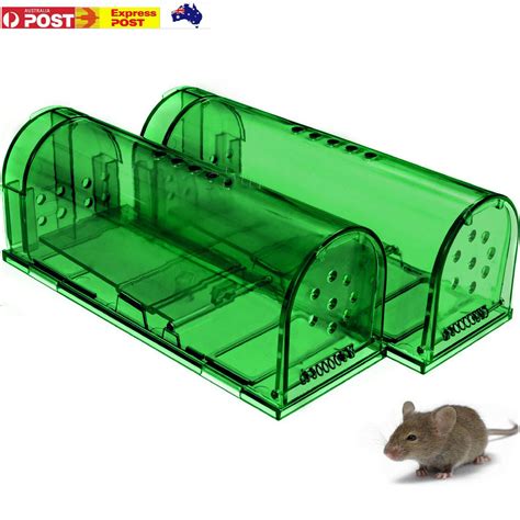 2pcs Humane Rat Trap Cage Animal Pest Rodent Mice Mouse Control Live