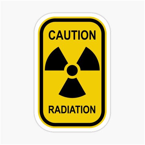 Radioactive Symbol Warning Sign Radioactivity Radiation Yellow
