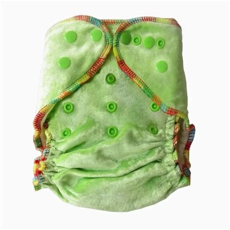 200 Pcs 11 Bamboo Velour Fitted Baby Cloth Diapers Nappies Waterproof