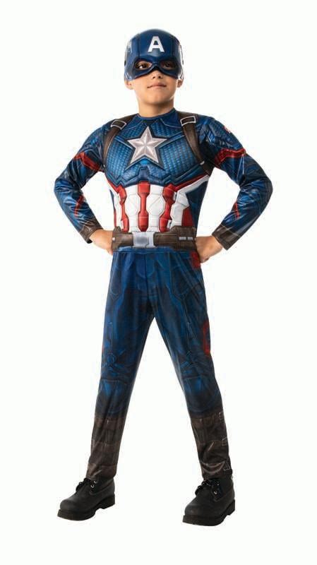 Kids Captain America Costume Avengers Child Cosplay Super Hero