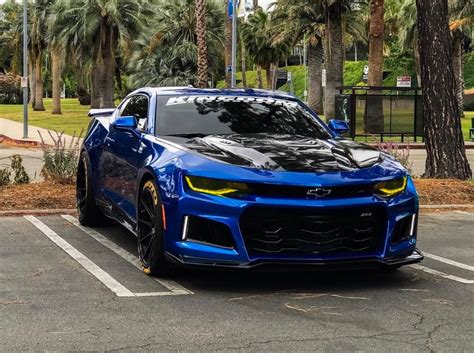 Chevrolet Camaro Zl1 Painted In Hyper Blue Photo Taken By Projectzl1