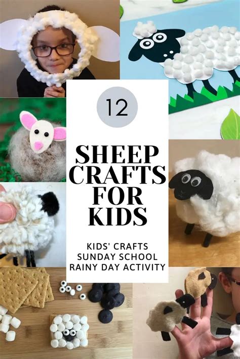 Easy Sheep Crafts For Kids Mud Paper Scissors