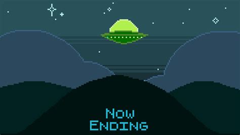 Alien Themed Pixel Twitch Screens Animated By Skullstho