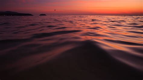 3840x2160 Wave Evening Sunset Landscape 5k 4k Hd 4k Wallpapers Images