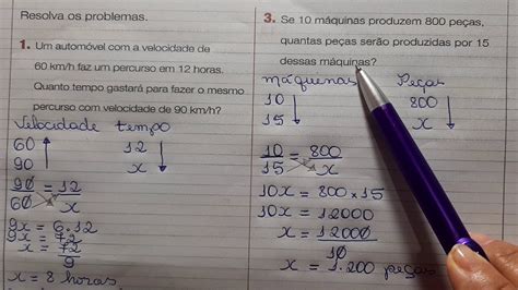 Atividades Grandezas Diretamente E Inversamente Proporcionais