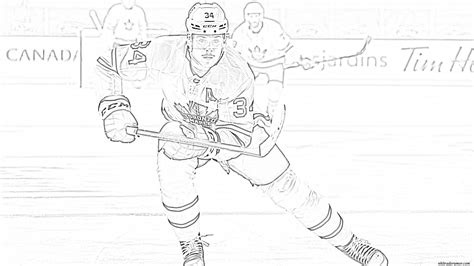 Hockey Coloring Page Nhl Logo Coloring Home