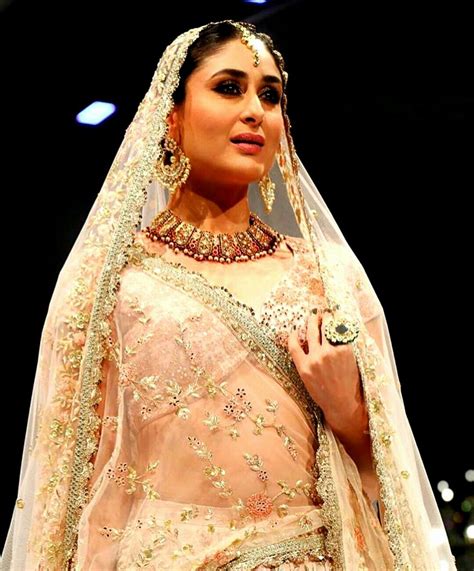 Bollywood Actress Kareena Kapoor Khan On Ramp Walk Pakistani Bridal